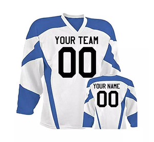 Maillot de hockey sur glace personnalisé 240g à manches longues réversible et respirant pour hommes - Product Image 1