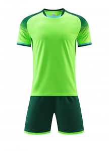 เสื้อฟุตบอลแบบระเหิดชุดยูนิฟอร์มผ้าโพลีเอสเตอร์/ ผ้าฝ้ายสีตามสั่ง - Product Image 4