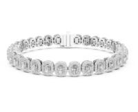 Pulsera de Tenis Clásica Unisex para Niños de 5 CT de la Mejor Calidad, Oro Sólido de 10K/14K/18K/22K con Diamantes Brillantes Cultivados en Laboratorio