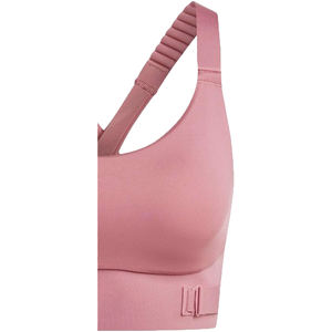 เสื้อชั้นในกีฬาโยคะแบบเรียบง่าย รองรับสูง เป็นมิตรกับสิ่งแวดล้อม สำหรับผู้หญิง ขายส่ง มีโลโก้ด้านหน้า สายรัดถอดได้ ปรับได้ ระบายอากาศได้ดี แห้งเร็ว - Product Image 5