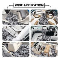 Revêtement de pont en mousse EVA brossée camouflage XYF personnalisé avec adhésif 3M pour bateaux, yachts, kayaks et fournitures marines