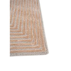 Cera Classic Striped Viscose Hand Tufted <b>Rug</b> Grey Black 10mm <b>Thickness</b> for Living Hallway Rectangle Jacquard Design-Tnq-50068 - Product Image 4