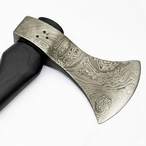 Haches en acier Damas sur mesure avec manche en bois dur naturel pour le camping, l'utilité quotidienne et l'usage quotidien, haches en acier Damas de haute qualité - Product Image 5