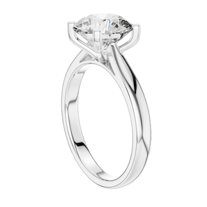 Anillo Solitario con Diamante de Laboratorio de 2.1 CT para Mujer, Claridad VVS-VS EF, Oro de 18K, 14K, 10K y Plata 925, Oro Rosa, Amarillo y Blanco - Product Image 5