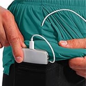 Short de fitness sur mesure pour hommes avec short de fitness multi-poches respirant et à séchage rapide - Product Image 4