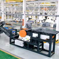 Station de concassage modulaire concasseur à mâchoires concassage de pierre de roche pour le verre/pierre/charbon/usine d'agrégats