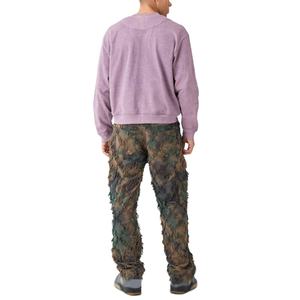 Fabrication professionnelle hommes lavage à l'acide sweats poids lourd 100% coton polaire sweats goutte épaule Boxy Fit sweats - Product Image 5