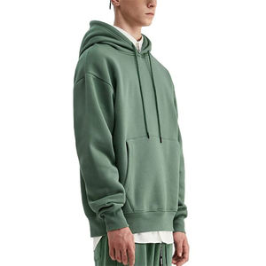 <b>Men</b> High Quality Cotton Thick Heavy Pullover <b>Hoodie</b> Custom Drop Shoulder <b>Fleece</b> <b>Oversized</b> <b>men's</b> hoodies - Product Image 2