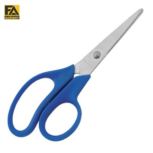 Office and Home Paper Cutting <b>Scissors</b> with Plastic Handle Stainless Steel Curved Blade with Sharp Tip for Nail Beauty Use - Product Image 1
