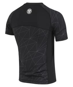 เสื้อรัดรูปคอตั้งพิมพ์ลายดิจิทัลแบบแห้งเร็วสำหรับผู้ใหญ่2025ผู้ชาย - Product Image 4