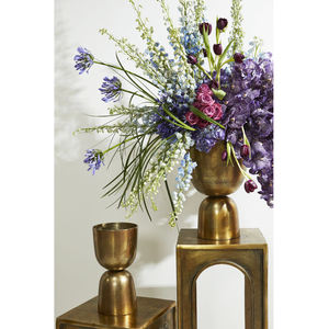 Jardinière de fleurs avec colonne pour centres de table de mariage décor 2024 nouveau Design urnes en aluminium planteur avec colonne meilleur vendeur - Product Image 1