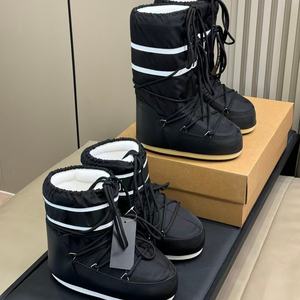 Botas Casuales de Moda Otoño Invierno, Botas de Nieve Antideslizantes Térmicas Clásicas de Diseñador de Lujo de Alta Calidad - Product Image 3