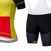 Último Diseño en Ropa Deportiva, Traje de Ciclismo de Manga Corta, Uniforme para Bicicleta de Montaña, Tallas Grandes, Conjuntos de Culotes Cómodos, Transpirables y Ligeros