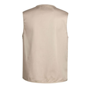 Hommes respirant décontracté col en V Cargo gilet léger extérieur multi poches utilitaires pour la pêche randonnée voyage photographie travail - Product Image 2