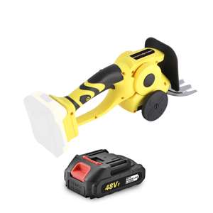 Taille-haie électrique portable 48V DIY 2-en-1 avec lame interchangeable 300mm, alimenté par batterie, taille-haie manuel - Product Image 2