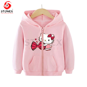 Sudaderas con Capucha para Bebés, Diseño Personalizado 2024, Sin Mangas, Forro Polar, Ropa Exterior Infantil, Cuello Alto, Secado Rápido, Transpirable - Product Image 5