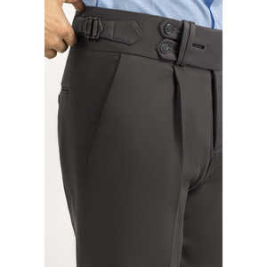 Pantalones Gurkha de Camuflaje Regular, Pantalón Cargo Formal con Cremallera y Pliegues Decorativos, 100% Algodón, Cintura Media, Lavado de Color, Talla XL - Product Image 5