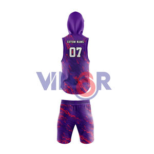 Uniformes de Flag Football Personalizados con Nuevo Diseño, Uniformes de Fútbol 7v7 para Jóvenes, Conjunto de Uniforme de Flag Totalmente Sublimado con OEM - Product Image 4