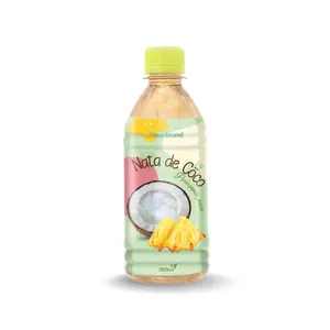 Вьетнамский поставщик Nata de coco в бутылке для домашних животных 320 мл-фирменная торговая марка