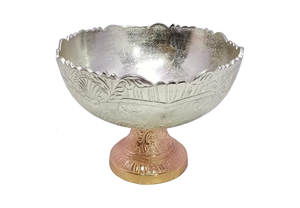 ชามสลัดผลไม้ลายนูนทำด้วยมือชามสลัดอลูมิเนียมสีแบบกำหนดเองในครัวแบบใช้แล้วทิ้ง - Product Image 3