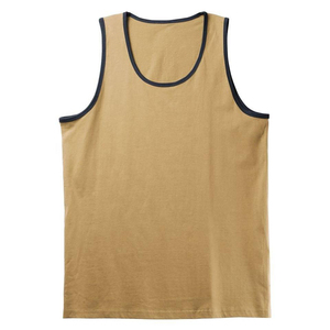 Custom your own design 100% cotton polyester cool sublimated <b>running</b> vest gym <b>singlet</b> men's comfortable men's tank tops OEM - Product Image 4