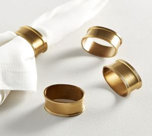 New Latest Creative Brass Napkin Ring Tabletop Decor Use Wholesale Price Brass Napkin Ring Holder at Competitive Prices - Product Image 3