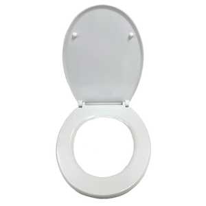 Couvre-siège de toilette universel en Duroplast avec charnières universelles, accessoire de salle de bain de qualité supérieure - Product Image 3