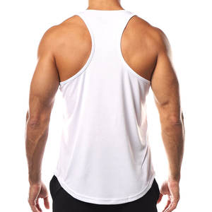 Débardeur de sport décontracté pour homme, été, respirant, polyester, t-shirt de sport, logo personnalisé, imprimé musculaire, entraînement sans manches, course à pied, lavé - Product Image 2