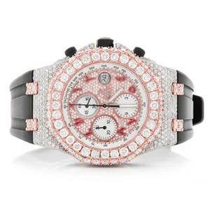 Superventas totalmente personalizado Iced Out Diamond Moissanite Watch para hombres Hip Hop Diamond Jewelry reloj regalo - Product Image 6