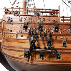 Sovereign Seas 80 cm cedro hecho a mano modelo de madera réplica náutica soporte de exhibición para el hogar artesanías de madera cajas de madera carteles de pared - Product Image 5