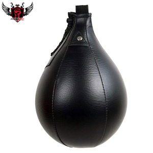 Wholesale Custom New Solid Black Leather Heavy Duty Durable Speed <b>Punching</b> <b>Bag</b> for Boxing Training OEM & ODM Cheap Price - Product Image 4