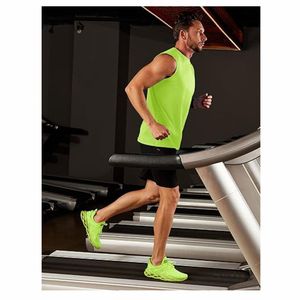 Débardeur de sport personnalisé pour hommes Débardeur de course surdimensionné 100% coton gilets respirants emmanchure simple 3D pour l'entraînement en salle de sport - Product Image 3
