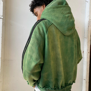 2025 nouveauté respirant lavage à l'acide survêtements pour hommes Streetwear broderie personnalisée en détresse Patch homme unisexe survêtements - Product Image 2