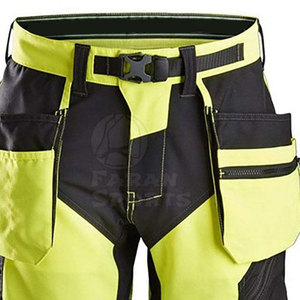 Short de travail décontracté pour hommes le plus vendu 100% coton motif solide à séchage rapide et respirant avec logo personnalisable - Product Image 6