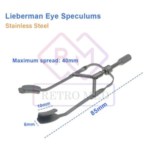 Lieberman ที่ตาสแตนเลสเครื่องมือเปิดเปลือกตาแบบปรับได้เครื่องมือเปิดเปลือกตาคู่โดยเครื่องมือทางการแพทย์ - Product Image 2