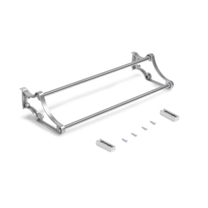 Scarpiera in acciaio e plastica autoadesiva in alluminio verniciato per armadi interni - Product Image 1