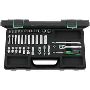 Juego de Llaves de Tubo Stahlwille de 1/4'', Kit de Herramientas de 37 Piezas - Product Image 1