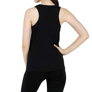 Wholesale Price New Design Custom Fitness Gym <b>Tank</b> <b>Tops</b> for Ladies <b>Black</b> O-Neck Sizes with Logo Unisex Slim Fit - Product Image 4