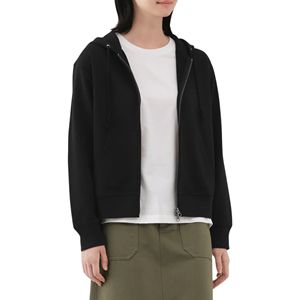 Sudadera con Capucha de Forro Polar para Mujer, Personalizada, Talla Grande, con Bolsillo Tipo Canguro, Lisa, Sólida, de Algodón Grueso, al por Mayor - Product Image 3