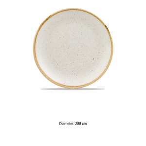 Plato de Cena Churchill Barley White Stonecast Speckled de 28.8 cm, Suministros para Restaurantes, Vajilla para Catering, Venta al por Mayor - Product Image 3