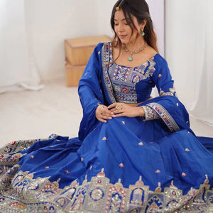 2025 Designer raffiné indien couleur blanche mariée Lehenga Choli Unstich Design mariage Lahnga Choli grossiste - Product Image 1