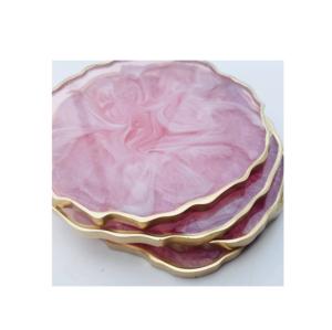 Factory Price Custom Size <b>Epoxy</b> Resin Coaster Best Sale Round Shape Best Quality100 %Natural <b>Epoxy</b> Resin Coaster Table Ware - Product Image 6