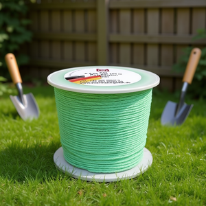 Overmann 20m Long 1mm Diameter Mason's Line Green Polyethylene 15kg-Pack Size 12 <b>Garden</b> Hand <b>Tools</b> - Product Image 3