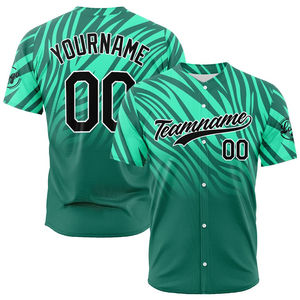 Camiseta de béisbol con logotipo personalizado de alta calidad, uniformes de sublimación de nuevo diseño a la moda para adultos, equipo deportivo, servicio OEM 2025 - Product Image 6