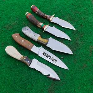 Vente chaude Personnalisé J2 Couteau De Chasse En Acier À La Main Lame Fixe Skinner Couteau Avec 3mm D'épaisseur Pakka Bois et Manche En Os - Product Image 2