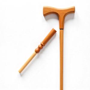 Mango de bastón de madera dura natural, agarre duradero ligero hecho a mano para uso diario y estilo clásico de bastón para caminar - Product Image 1