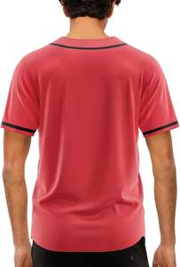 Jersey de béisbol personalizado pesado de 200g para hombres y mujeres, camisetas de abanico personalizadas, Jersey de béisbol de gran tamaño transpirable de alta calidad - Product Image 3