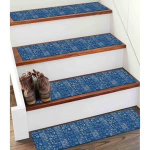 Modern Printed Rug, Ethnic Pattern, Non-Slip, Easy Clean, Gift Stair Treads,Goblen - Product Image 2