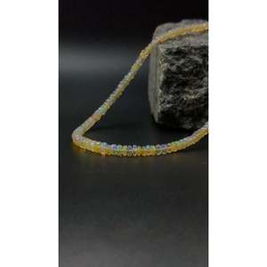 Yellow Ethiopian <b>Opal</b> Crystal <b>Necklace</b> - Product Image 2