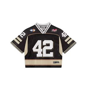 Camiseta de fútbol y baloncesto Retro Vintage personalizada para hombre, ropa de calle, camiseta de fútbol de malla de Francia - Product Image 6